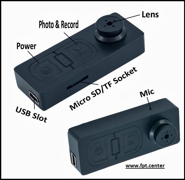 Camera ngụy trang USB thiết kế mini quay lén HD