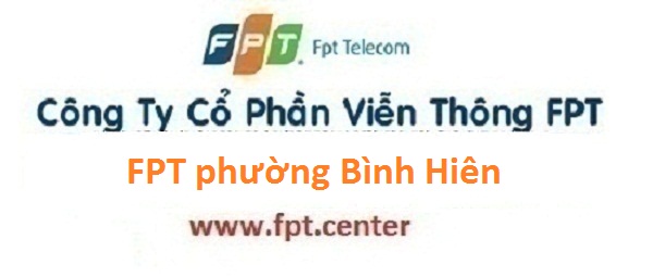 Lắp đặt internet FPT phường Bình Hiên quận Hải Châu thành phố Đà Nẵng