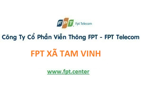 Lắp internet fpt xã Tam Vinh