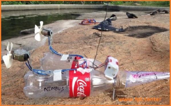 Cách chế tạo thuyền gió bằng vỏ chai nhựa