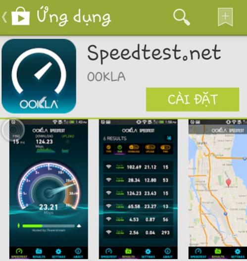 Cách đo tốc độ mạng 3G 4G trên di động Iphone Android IoS