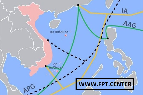 Đứt đồng thời 2 tuyến cáp quang biển internet Việt Nam Tê Liệt